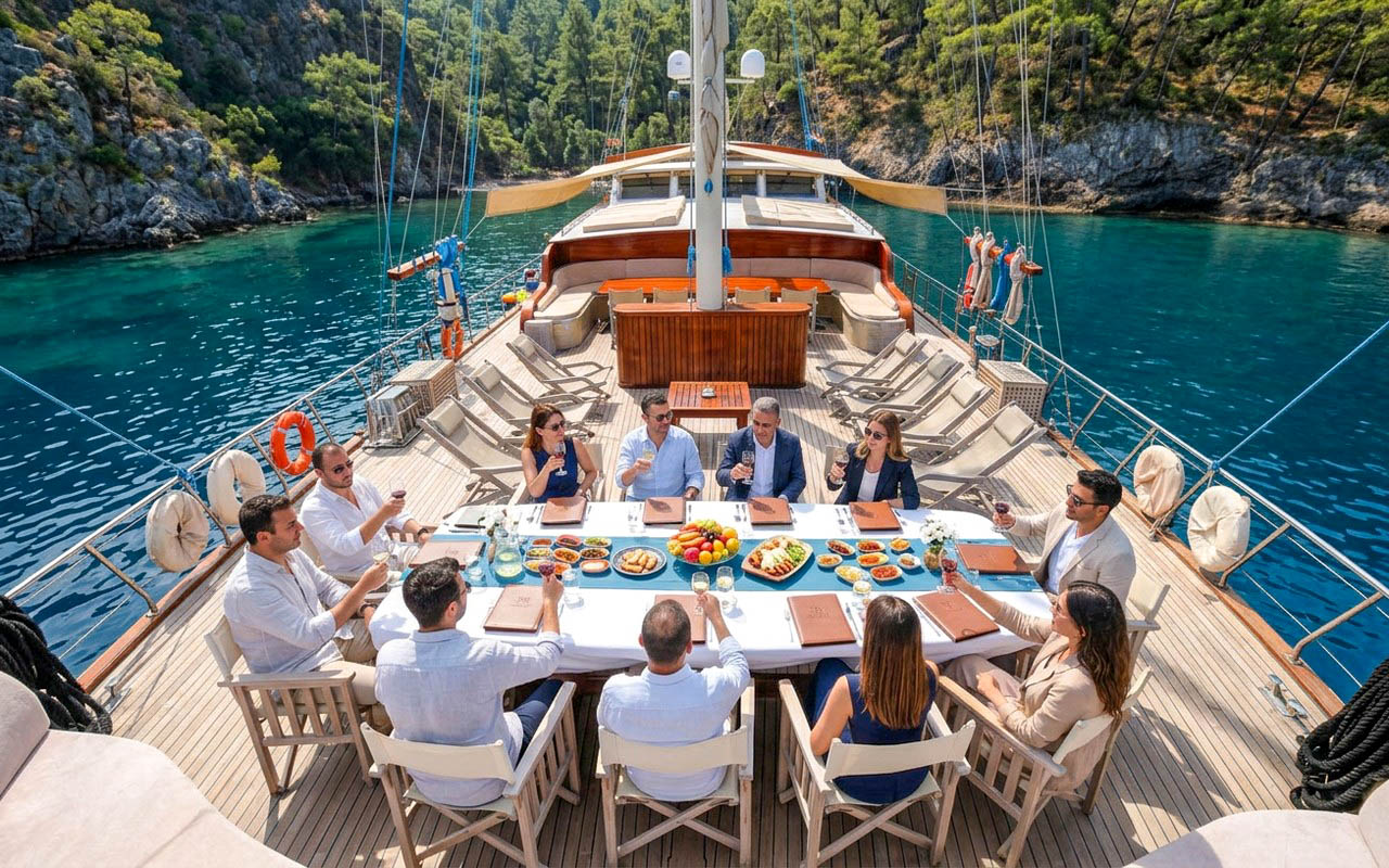 Private Gulet & Yacht Charters as Corporate Event Venues